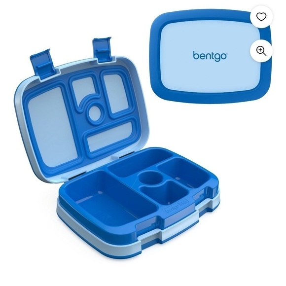 Bentgo Leak-Proof 5-Compartment Bento-Style Lunch Box, Kids, Blue - Picture 1 of 8